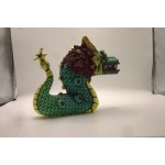 a kaiju sofubi of mexico green drogan 