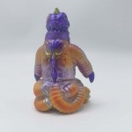 kaiju sofubi of paint purple drogan  kaiju sofubi of paint purple drogan