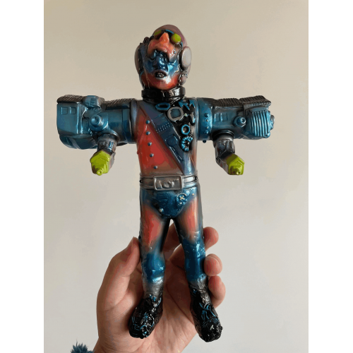 a kaiju sofubi of  china man