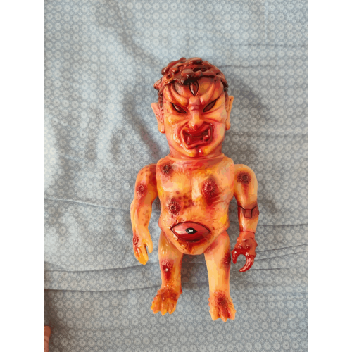 a kaiju sofubi of  angry man a kaiju sofubi of  angry man