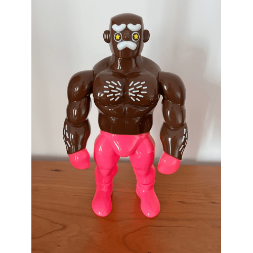 a sofubi of a boxer man a sofubi of a boxer man