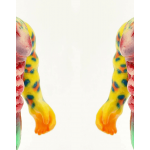 a kaiju sofubi of pineapple man