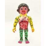 a kaiju sofubi of pineapple man