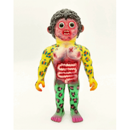 a kaiju sofubi of pineapple man