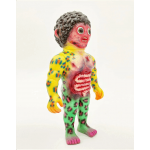 a kaiju sofubi of pineapple man