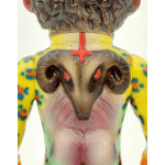 a kaiju sofubi of pineapple man