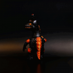 a kaiju sofubi of the gun monster