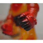 a kaiju sofubi of scare girl