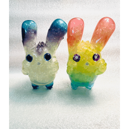 a cute rabbit sofubi toy a cute rabbit sofubi toy