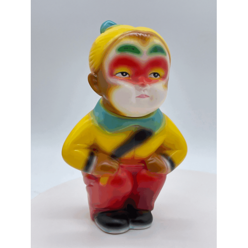 a monkey sofubi toy a monkey sofubi toy