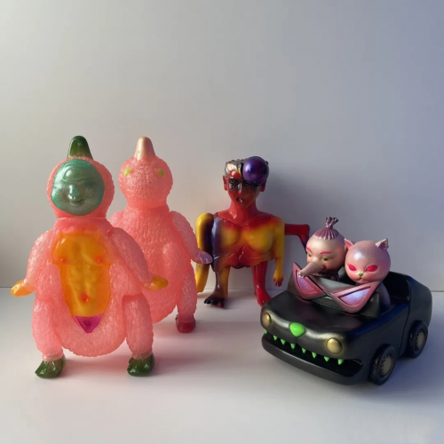 some monster of kaiju sofubi 