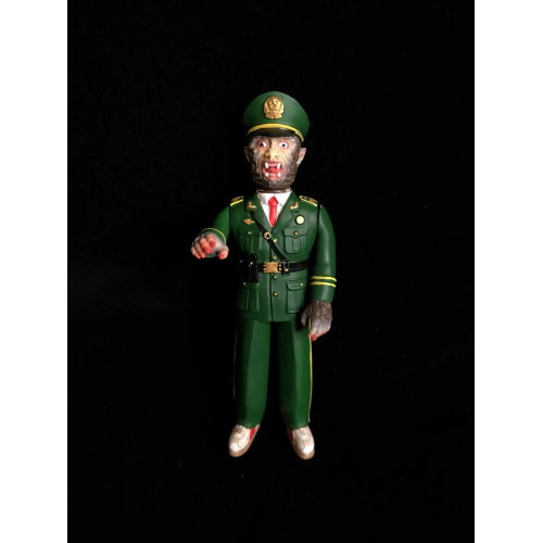 a police scare kaiju sofubi  toy a police scare kaiju sofubi  toy