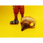 a bird of girl kaiju sofubi