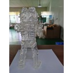 clear robot sofubi toy clear robot sofubi toy