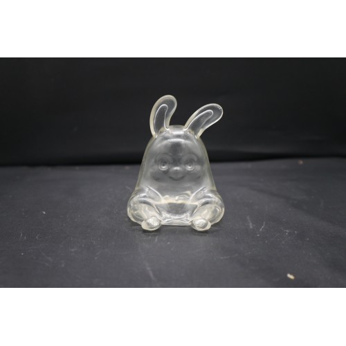 clear rabit sofubi toy clear rabit sofubi toy