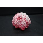 mix of red and claer sofubi toy mix of red and claer sofubi toy