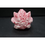 mix of red and claer sofubi toy mix of red and claer sofubi toy