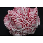 mix of red and claer sofubi toy mix of red and claer sofubi toy