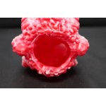 mix of red and claer sofubi toy mix of red and claer sofubi toy