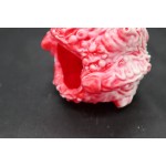 mix of red and claer sofubi toy mix of red and claer sofubi toy