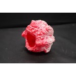 mix of red and claer sofubi toy mix of red and claer sofubi toy