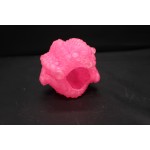 mix pink and clear sofubi toy mix pink and clear sofubi toy