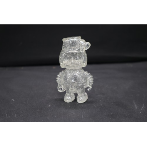 bling  and clear sofubi toy bling  and clear sofubi toy
