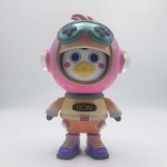 a vinyl toy of multi color penguin a vinyl toy of multi color penguin