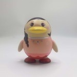 a cute pink penguin of vinyl toy a cute pink penguin of vinyl toy