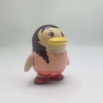 a cute pink penguin of vinyl toy a cute pink penguin of vinyl toy