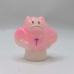 a cute pink sofubi cat sets a cute pink sofubi cat sets